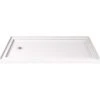 DreamLine DLT-1136601 SlimLine 36 In. D X 60 In. W Single Threshold Shower Base In White With Left Hand Drain