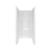 Delta 40064 Classic 400 36 In. X 36 In. X 74 In. Direct-to-Stud Alcove Shower Surround In White