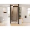 Coastal Shower Doors L23.69B-C Legend 22.625 In. To 23.625 In. X 68 In. Framed Hinged Shower Door In Chrome With Clear Glass