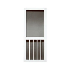 PRECISION 3670WH3068N Screen Door 79-1/2" H X 36" W Magnolia White Vinyl White