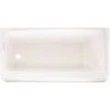 Swan BT-3060L-010 60 In. Fiberglass Left Drain Rectangular Alcove Bathtub In White