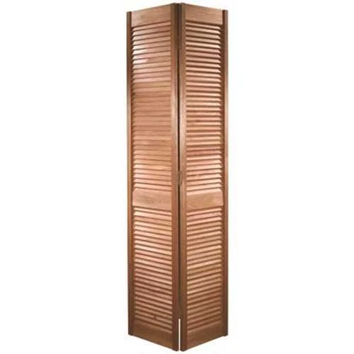 Masonite 092313530080121R2100 30 In. X 80 In. Smooth Full Louver Primed Solid Core Pine Bi-Fold Door 1 Masonite 092313530080121R2100 30 In. X 80 In. Smooth Full Louver Primed Solid Core Pine Bi-Fold Door