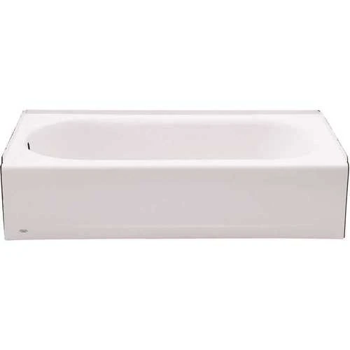 American Standard 2390.202.020 Princeton 60 In. Left Hand Drain Rectangular Alcove Bathtub In White 1 American Standard 2390.202.020 Princeton 60 In. Left Hand Drain Rectangular Alcove Bathtub In White