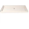 DreamLine DLT-1132540-22 SlimLine 54 In. D X 32 In. W Single Threshold Shower Base In Biscuit With Center Drain