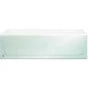 Bootz Industries 011-3672-00 Aloha AFR 60 In. Right Drain Raised Outlet Rectangular Alcove Soaking Bathtub In White
