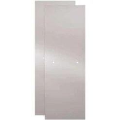 Delta SDGS148-CL-R 23-17/32 In. X 67-3/4 In. X 3/8 In. Frameless Sliding Shower Door Glass Panels In Clear ( For 44-48 In. Doors)