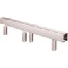 Delta SDMT160-C-R 60 In. Frameless Mod Soft-Close Sliding Bathtub Door Track Assembly Kit In Chrome For 3/8 In. Glass