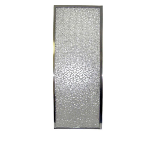 Mustee 48.700 Shower Door Enclosure Durastall 64" H X 28" W Chrome Silver Framed Chrome 1 Mustee 48.700 Shower Door Enclosure Durastall 64" H X 28" W Chrome Silver Framed Chrome
