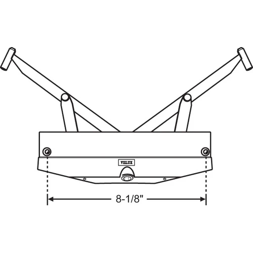 Brixwell 900-21658 Velux Skylight Operator Gold 8in Split Arm Sold Seperately Snap In Hex Adaptor 1 Brixwell 900-21658 Velux Skylight Operator Gold 8in Split Arm Sold Seperately Snap In Hex Adaptor