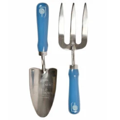 British Meadow Trowel And Fork Set 14 British Meadow Trowel And Fork Set -Household Tools Store GRH TFBOXBM burgon and ball RHS gifts for gardeners british meadow trowel fork set 05
