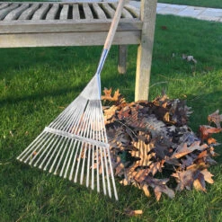 Leaf Rake - RHS Endorsed -Household Tools Store GTB SRLEAFRHS burgon and ball rhs endorsed stainless leaf rake 03