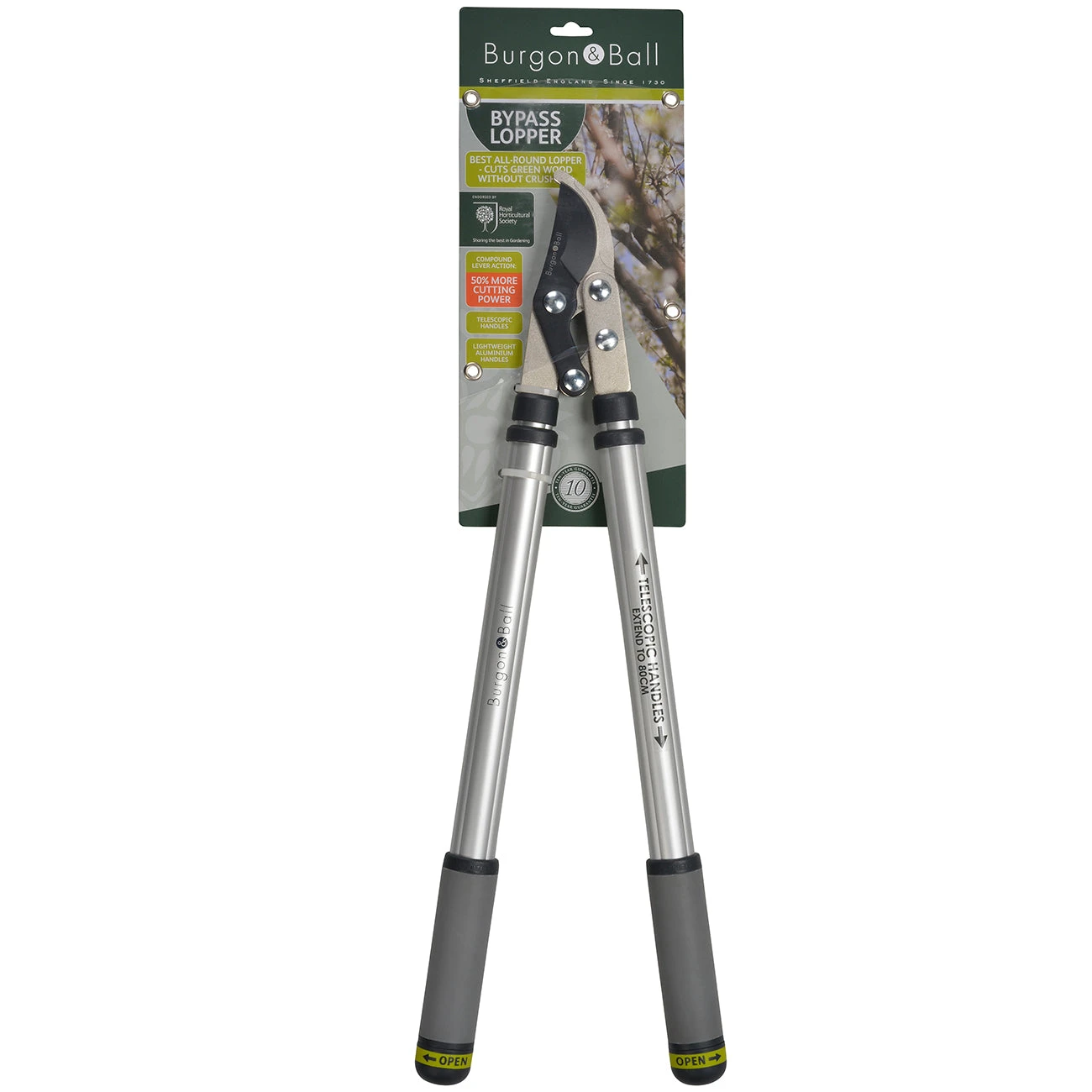 Telescopic Bypass Lopper - RHS Endorsed 2 Telescopic Bypass Lopper - RHS Endorsed - Image 2